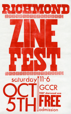 2013 Richmond Zine Fest